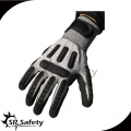 SRSAFETY TPR mechanic safety hand glove,nitrile sandy finished,china supplier resistance cut